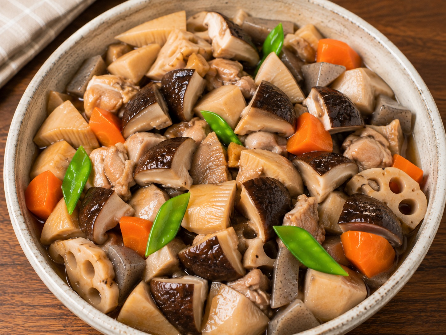 肉厚どんこ椎茸を使った筑前煮