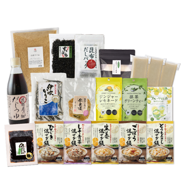 夏のボリュームセット　天満大阪昆布
