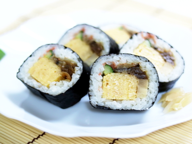
海苔太巻きにぴったりサイズ
                     