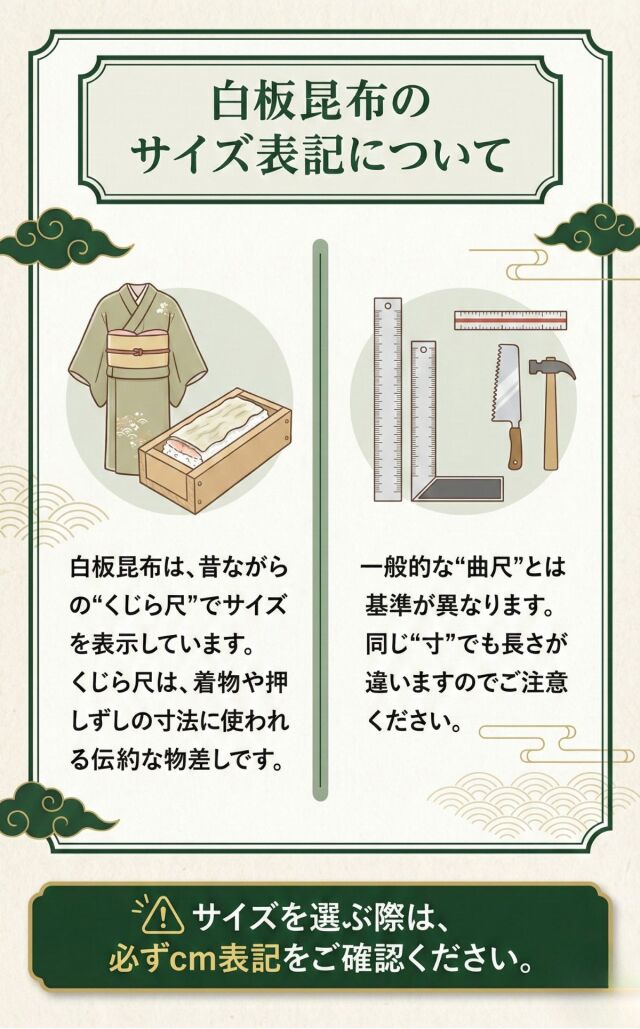 白板昆布 バッテラ昆布　天満大阪昆布